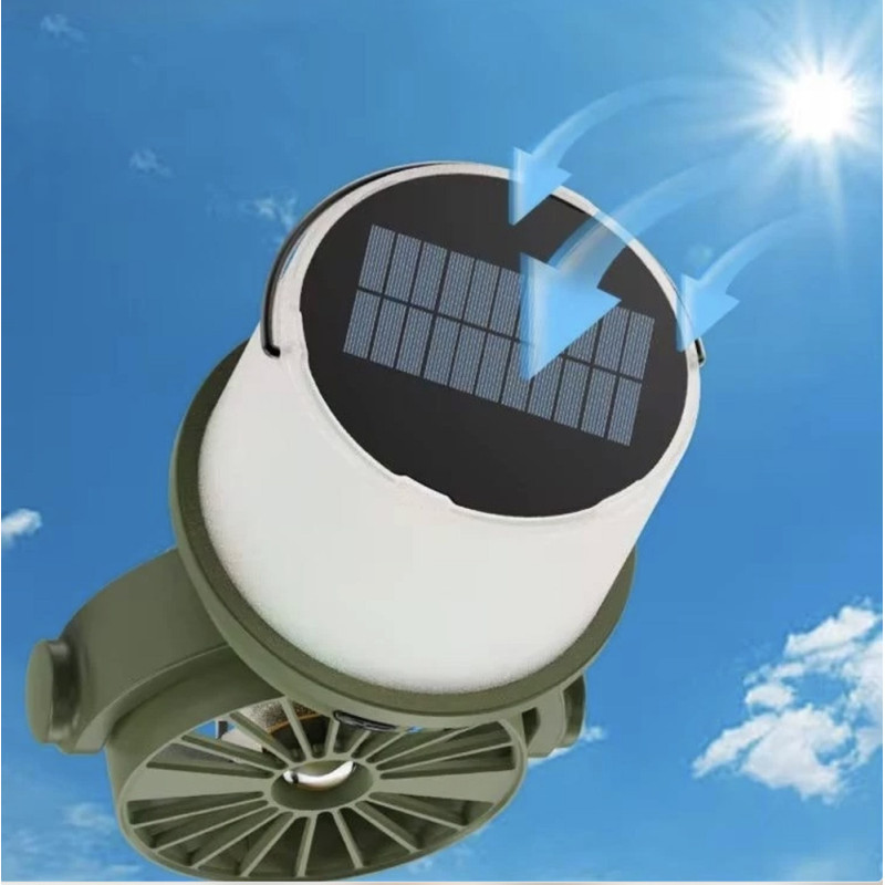 CH-F803 SOLAR LAMP WITH FAN