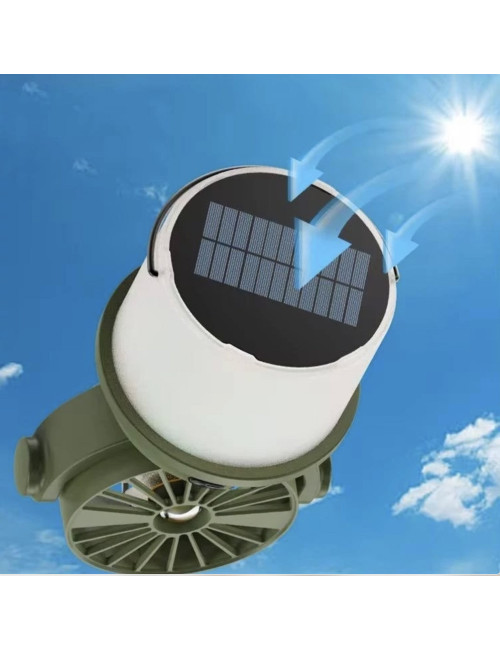 CH-F803 SOLAR LAMP WITH FAN