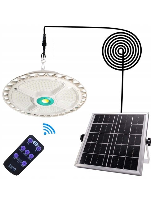ZB-F156 SOLAR LED FLYING SAUCER LIGHT 200W WITH SOLAR PANEL