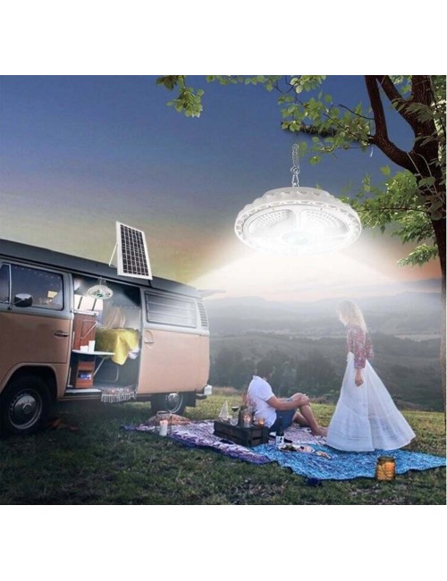ZB-F156 SOLAR LED FLYING SAUCER LIGHT 200W WITH SOLAR PANEL