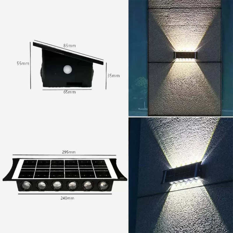 BK-12 SOLAR GARDEN WALL LIGHT