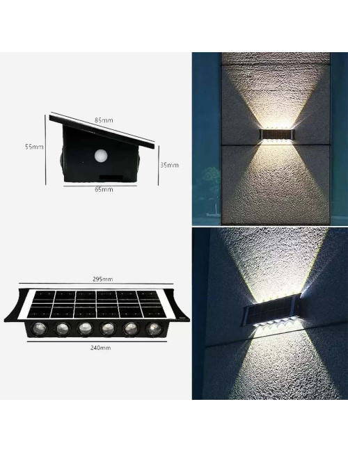 BK-12 SOLAR GARDEN WALL LIGHT