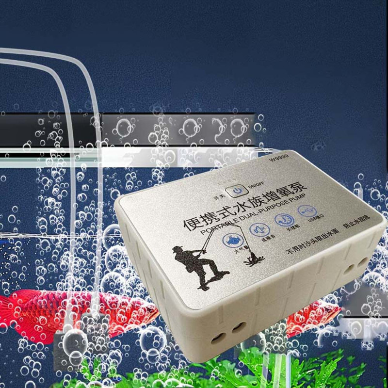 W-9999 PORTABLE AQUARIUM AERATION PUMP