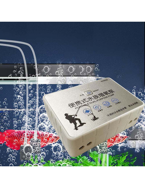 W-9999 PORTABLE AQUARIUM AERATION PUMP