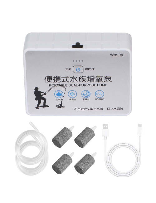 W-9999 PORTABLE AQUARIUM AERATION PUMP