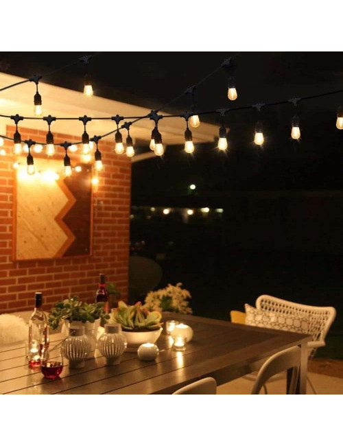 XDC109 10BULB لايت زينة طاقة شمسية مع ريموت