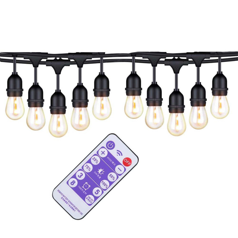 XDC109 10BULB لايت زينة طاقة شمسية مع ريموت