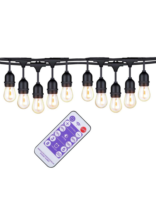 XDC109 10BULB لايت زينة طاقة شمسية مع ريموت