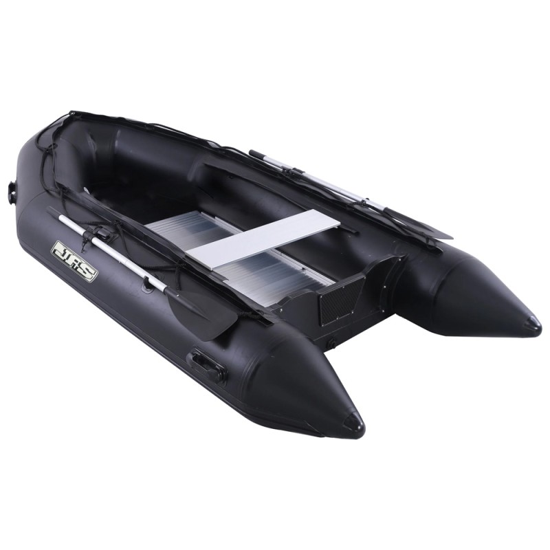 RUBBER SPEED BOAT BLACK GOLD STEEL 230×133×35CM 34KG