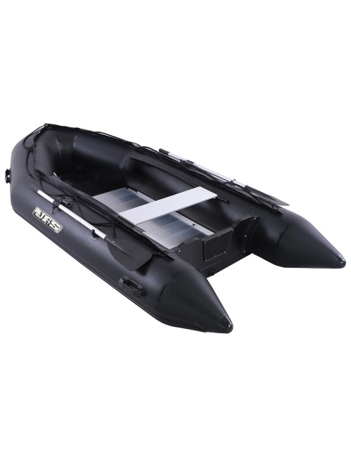RUBBER SPEED BOAT BLACK GOLD STEEL 230×133×35CM 34KG