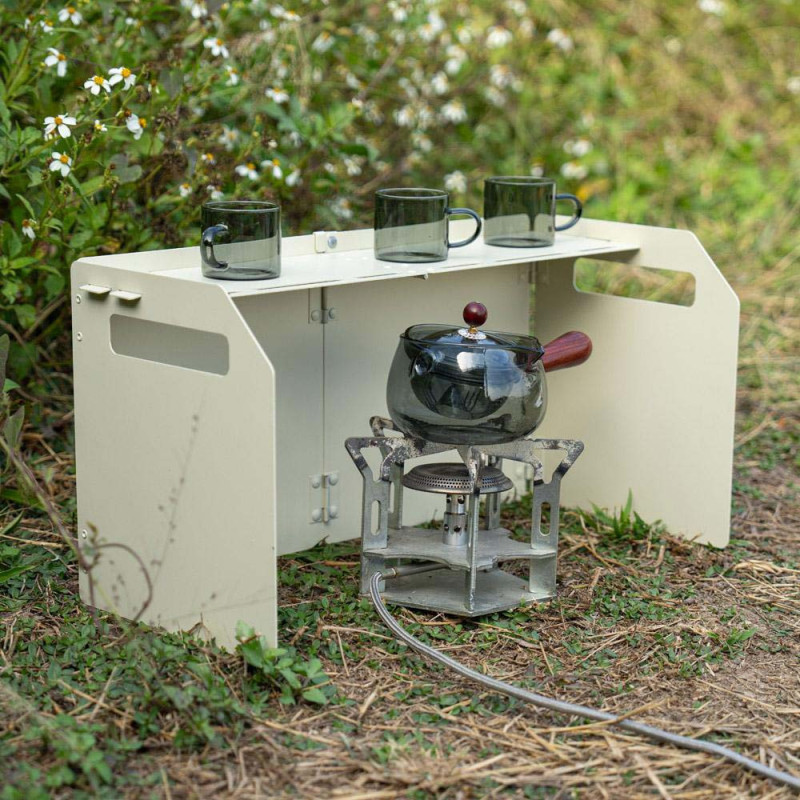 NEW SQUARE WIND DEFLECTOR (STOVE WIND SHIELD)