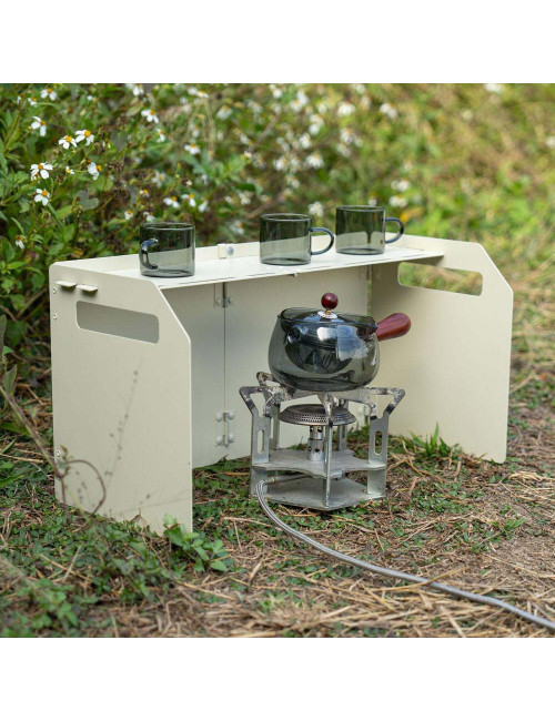 NEW SQUARE WIND DEFLECTOR (STOVE WIND SHIELD)