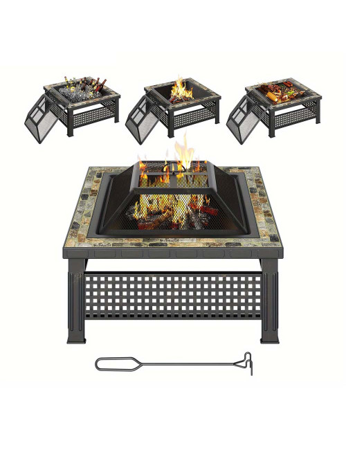 2210 BARBECUE STOVE 76X76X50CM