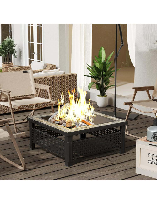 2210 BARBECUE STOVE 76X76X50CM
