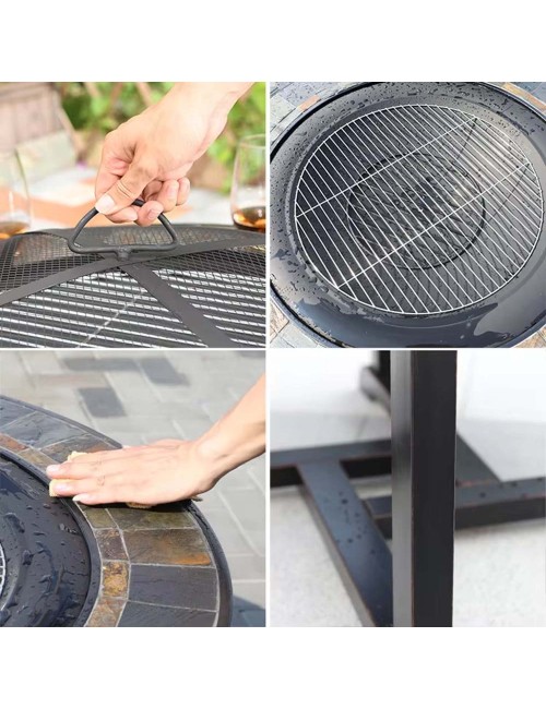 2229 BARBECUE STOVE 86X86X34CM