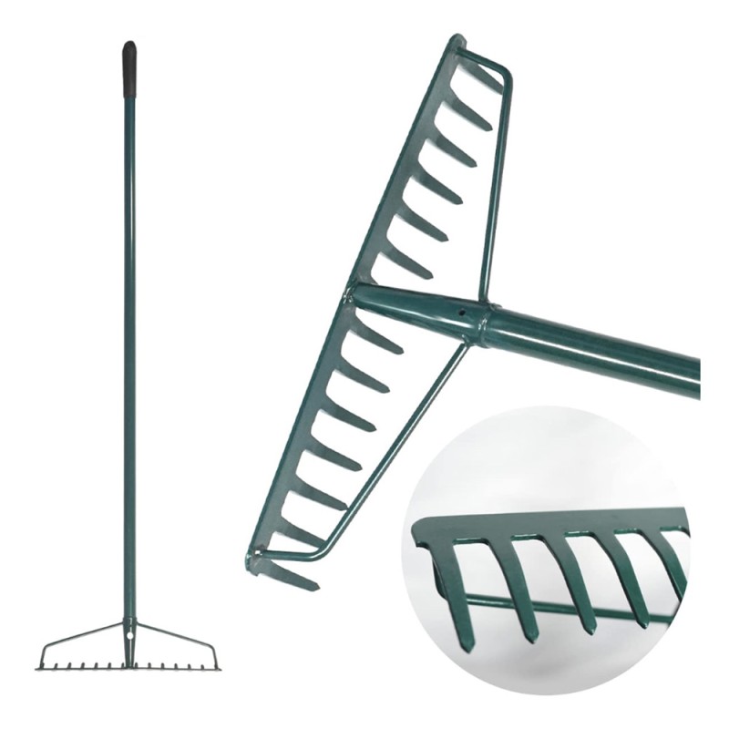 G01 RAKE WITH METAL HANDLE 14T