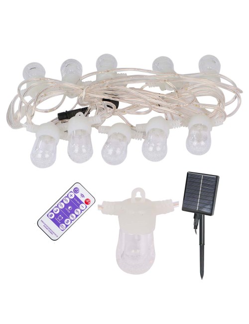 XDC107 20BULB لايت زينة طاقة شمسية