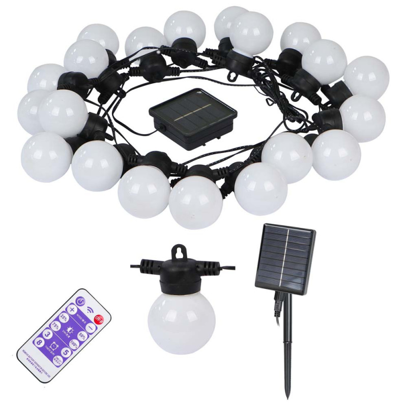 XDC108 SOLAR POWER REMOTE CONTROL STRING LIGHT 10LED WITH ROPE LIGHT