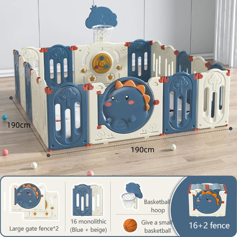RMX-018 BABY PLAY FENCE 190*190*103CM