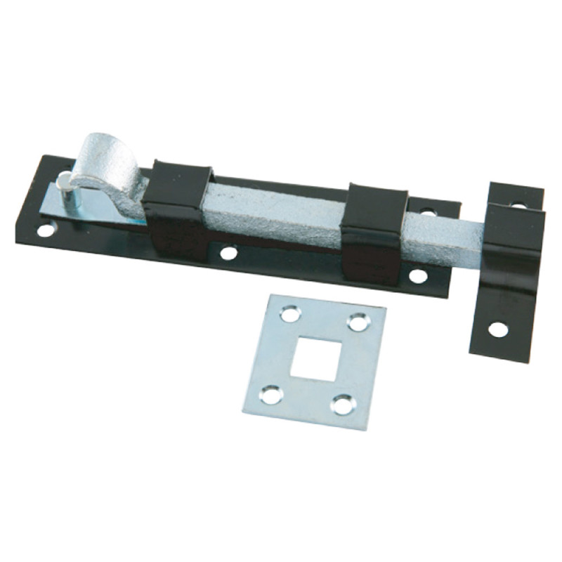 TOWER BOLT BLACK L.D. 4"