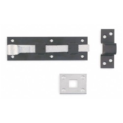 TOWER BOLT BLACK L.D. 6"