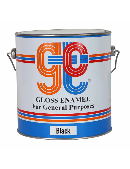 GTC GLOSS ENAMEL PAINT BLACK GALLON