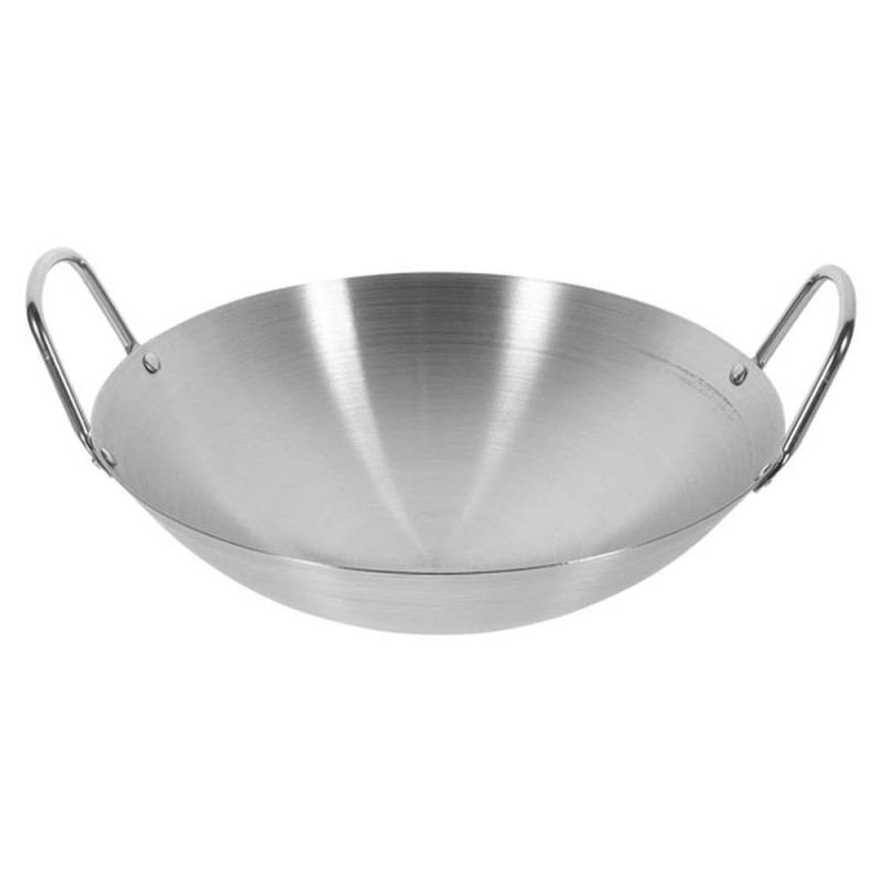 WOK6-34 مقلاة استيل 34سم