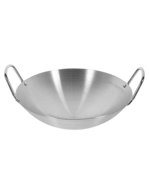 WOK6-34 مقلاة استيل 34سم