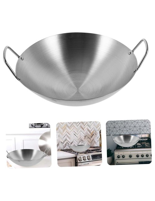 WOK6-38 WOK FRY PAN 38CM