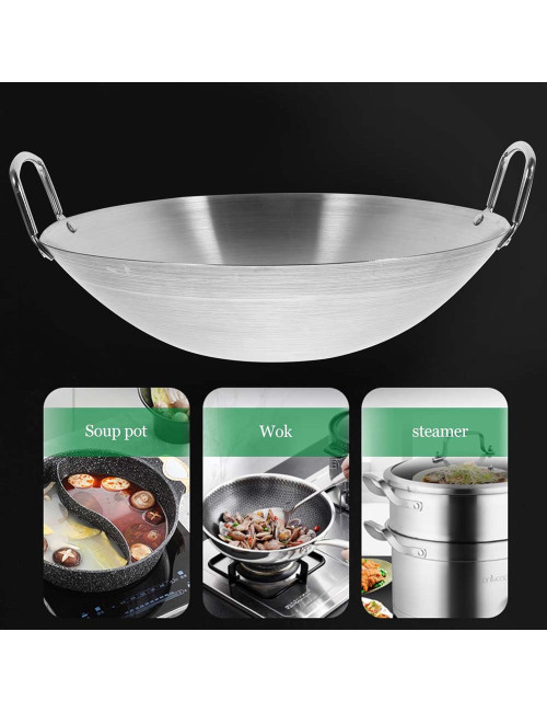 WOK6-45 WOK FRY PAN 45CM