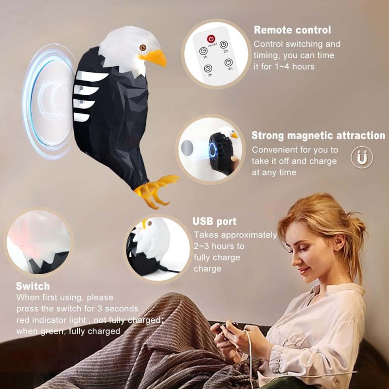 BK165 EAGLE WALL LAMP
