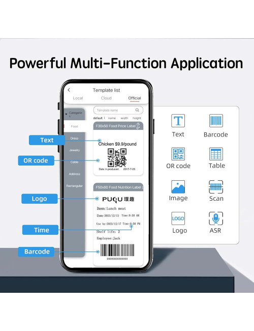 PUQU SMART LABEL PRINTER