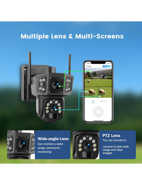HONTON S26 5G SOLAR 3 LENS 8MP CAMERA