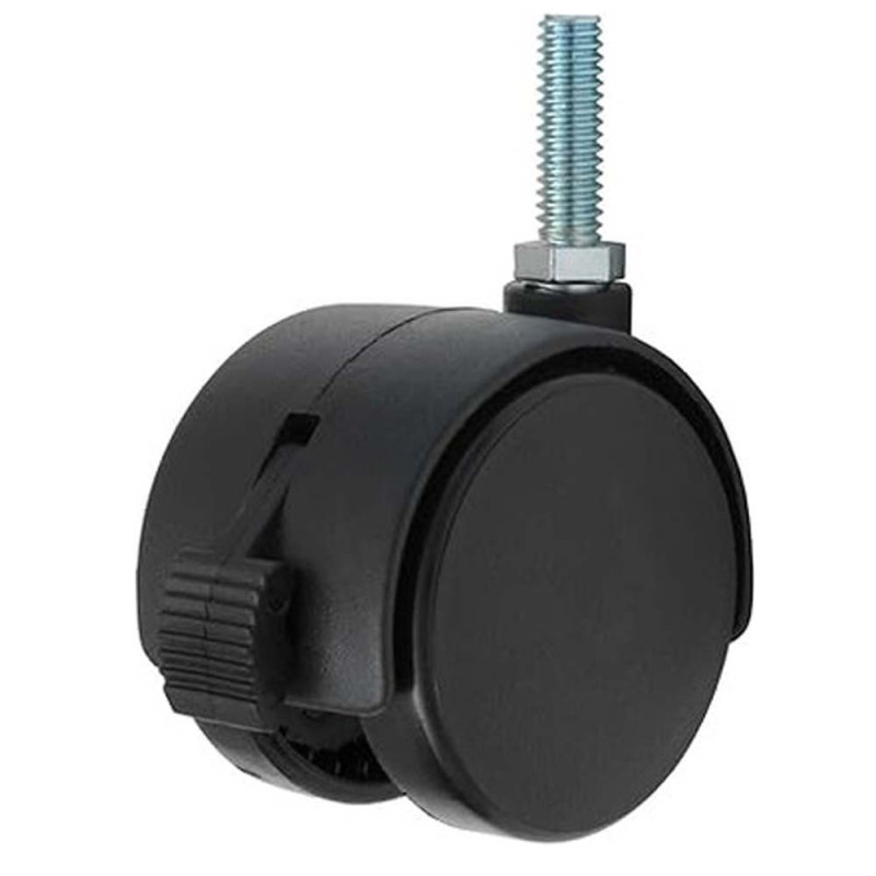 عجلات كرسي اسود برغي بريك 10ملي "2