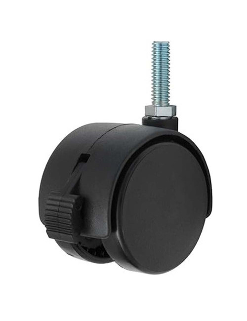 عجلات كرسي اسود برغي بريك 10ملي "2