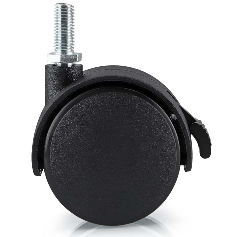 عجلات كرسي اسود برغي بريك 10ملي "2