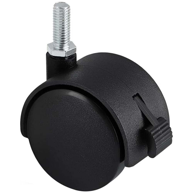 عجلات كرسي اسود برغي بريك 10ملي "2