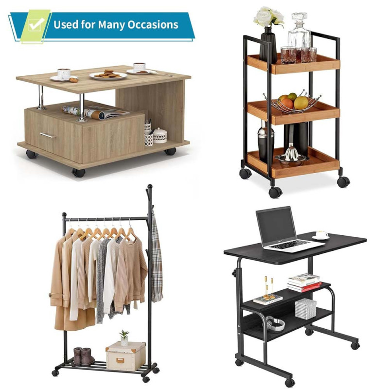 عجلات كرسي اسود برغي بريك 10ملي "2