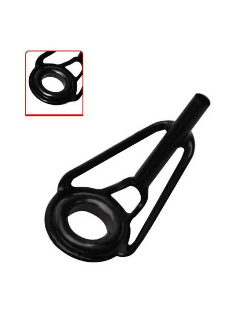 -91 FISHING ROD ENDED EYEPIECES BLACK 80PCS هوك