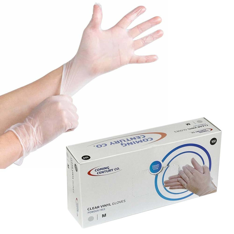 CLEAR VINYL GLOVES
