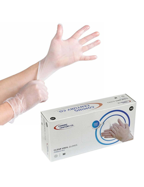 CLEAR VINYL GLOVES