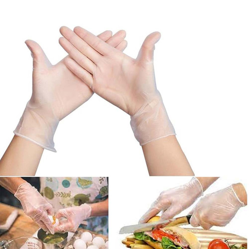 CLEAR VINYL GLOVES