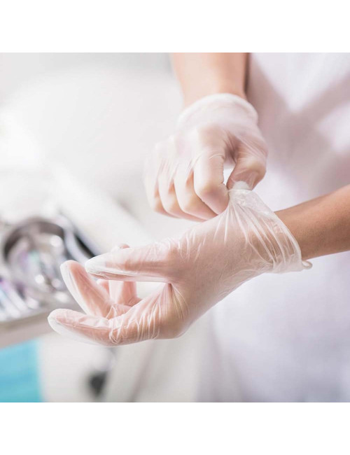 CLEAR VINYL GLOVES
