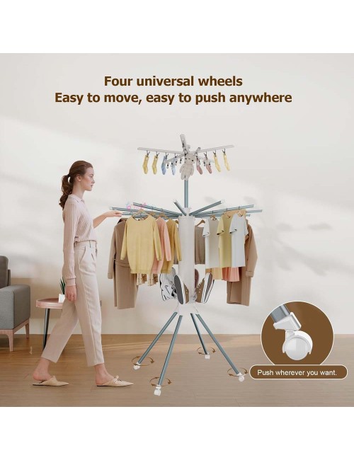 NUOR003 علاقة ملابس استاند