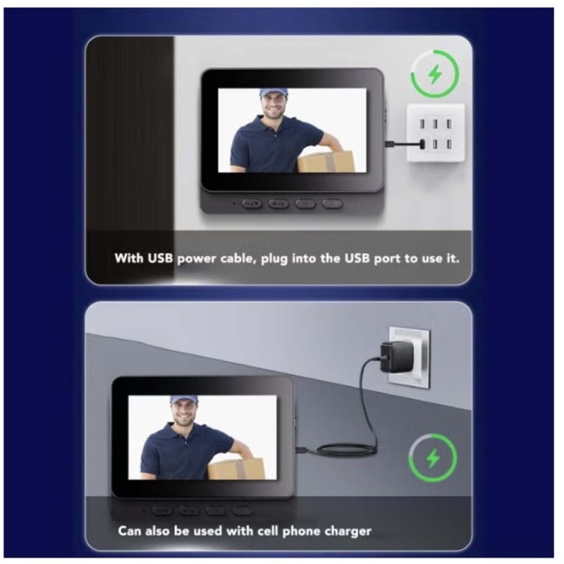 SMART HOME VIDEO DOORBELL جرس باب مع كاميرا