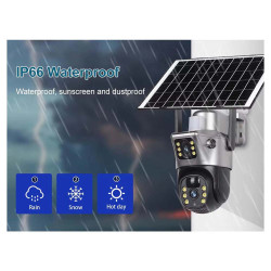 HONTON S18 كاميرا طاقة شمسية مع بانل