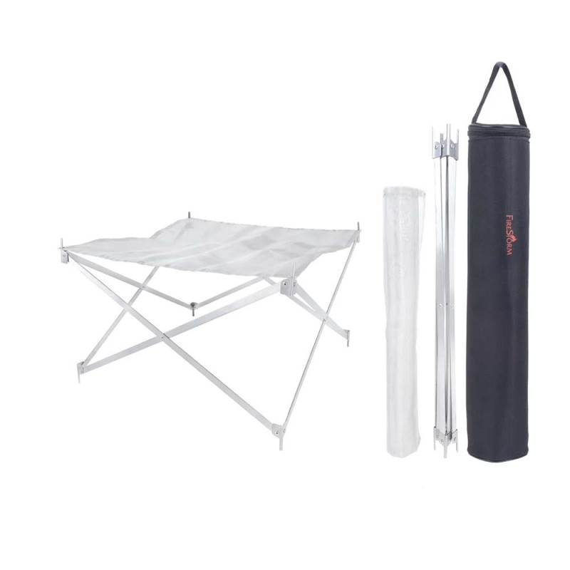 SHF-2 56X56CM منقلة فحم مع شبك ناعم
