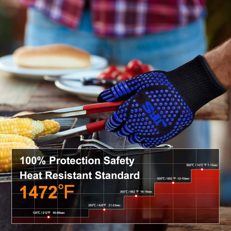 HEAT RESISTANT GLOVES 30CM