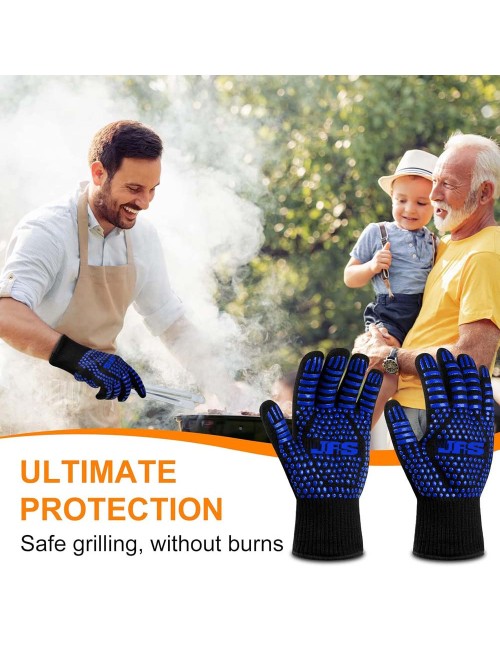 HEAT RESISTANT GLOVES 30CM كفوف