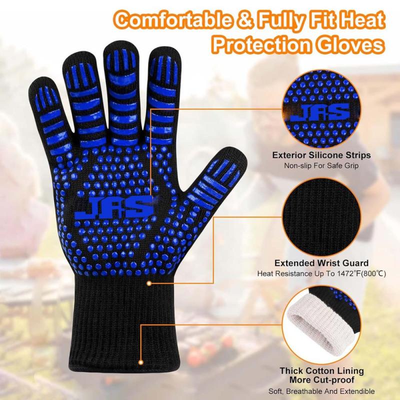 HEAT RESISTANT GLOVES 30CM